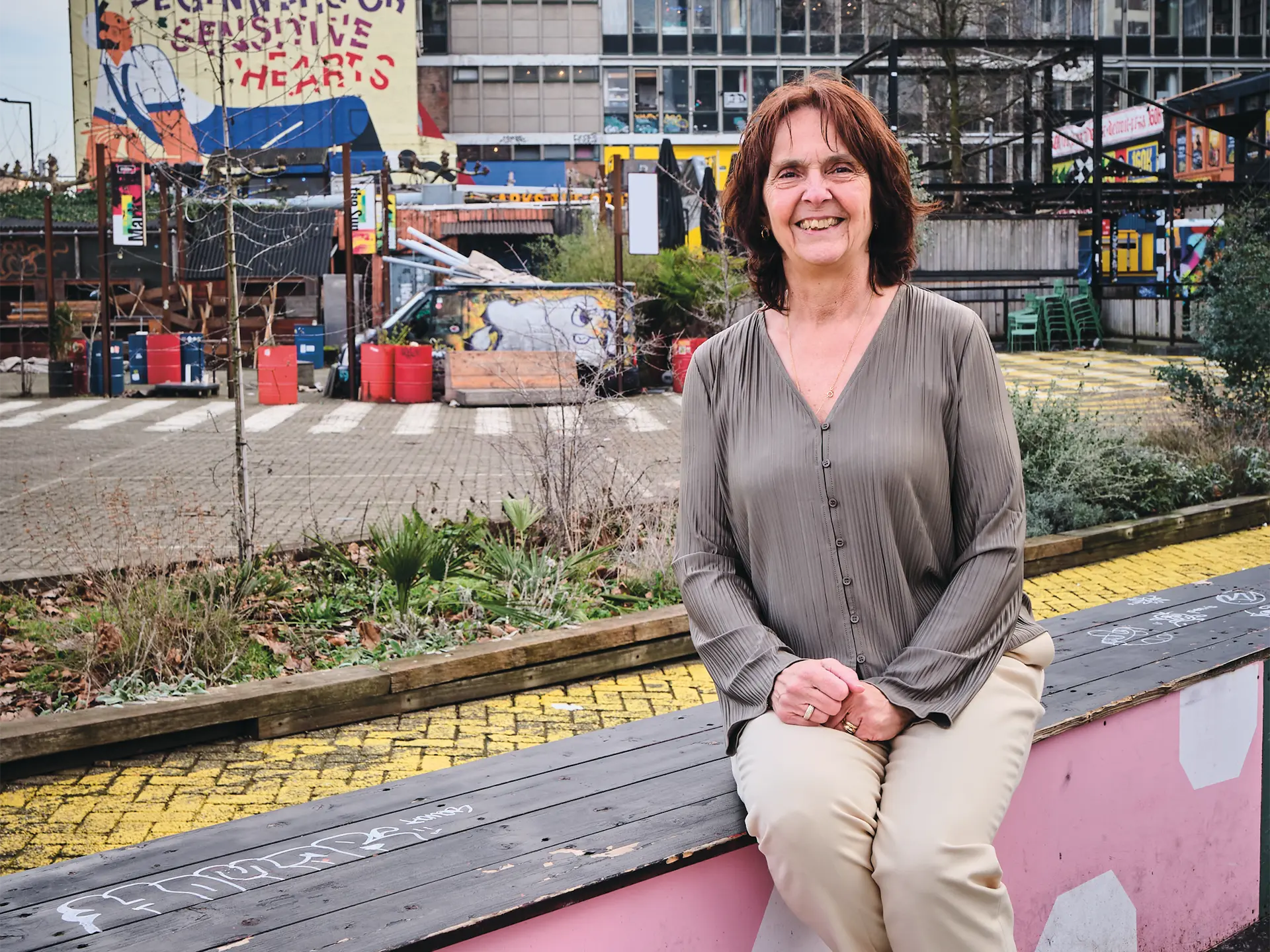 Andriena Lushtaku projectmanager Schiekadeblok Rotterdam